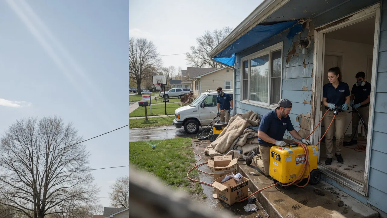 Basement Flood Cleanup in Owensville, MO near me